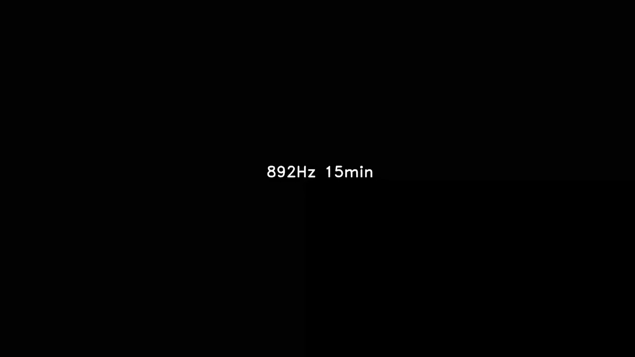 892 Hz 15min sine sound wave