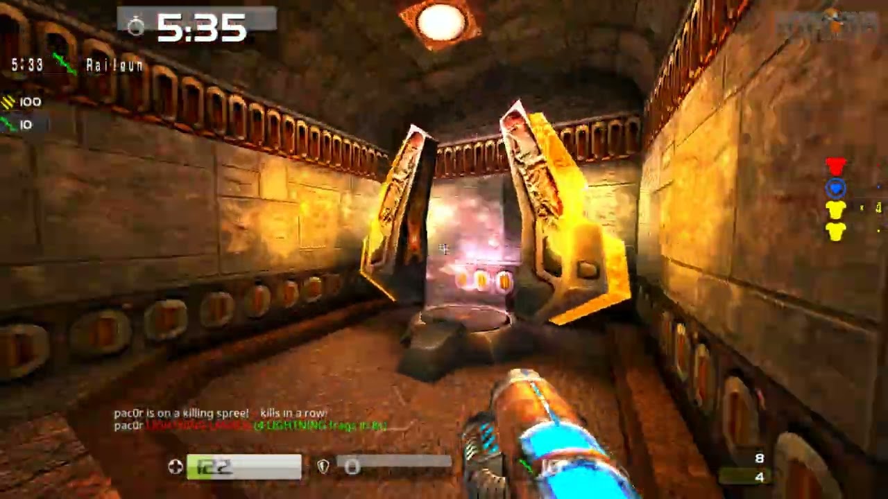 Quake Live: risen(POV) vs pac0r BloodRun - comeback 1389 elo vs 1650+