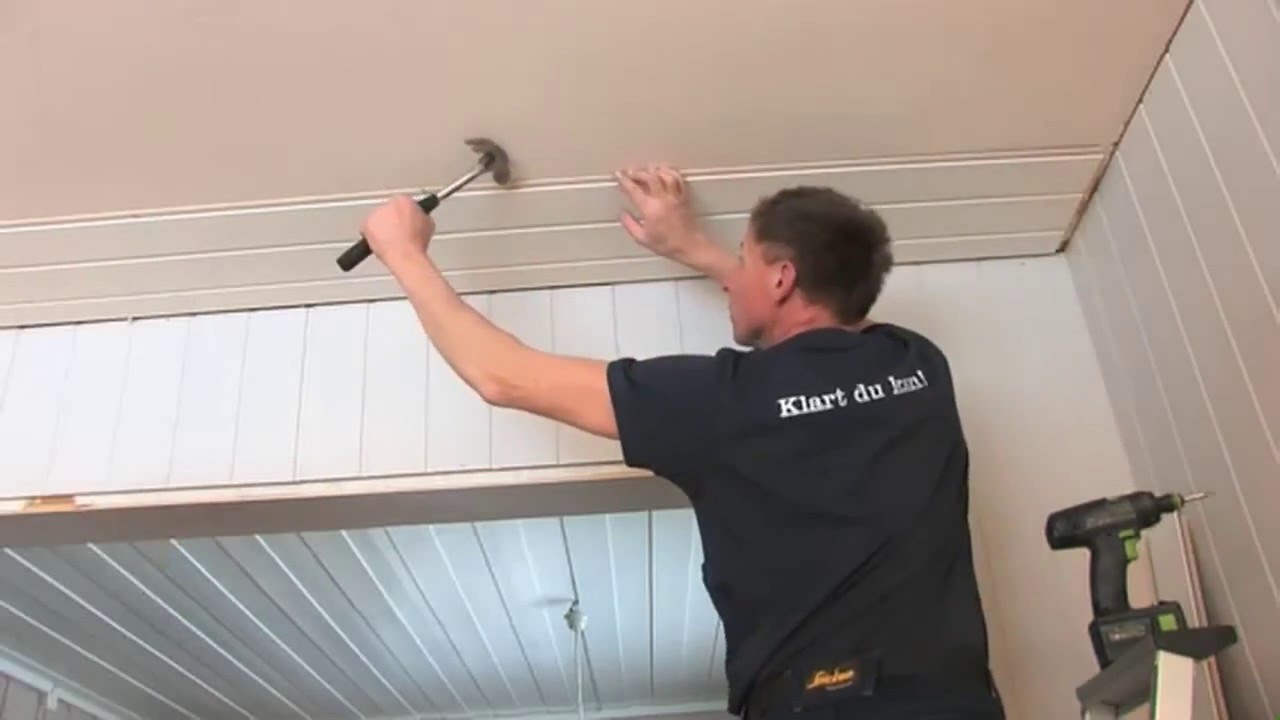 Montering av takpanel