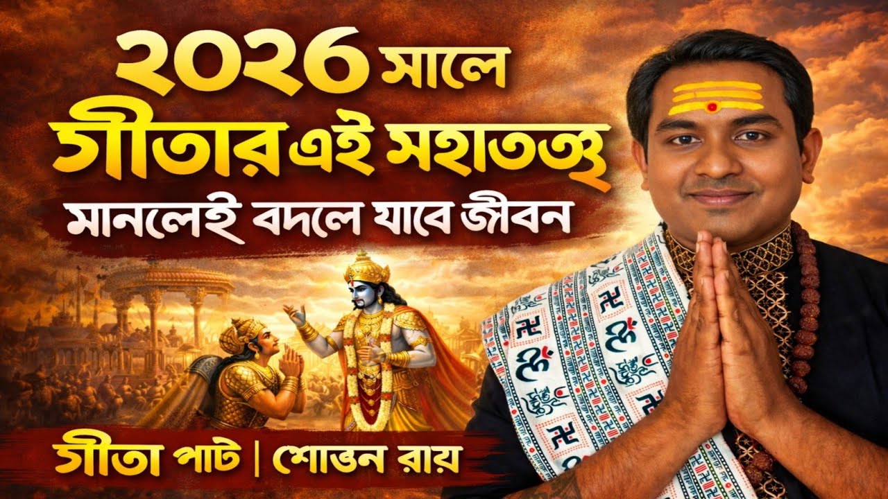 ২০২৬ সালে গীতার এই মহাতত্ত্ব মানলেই বদলে যাবে জীবন | গীতা পাঠ | শোভন রায়