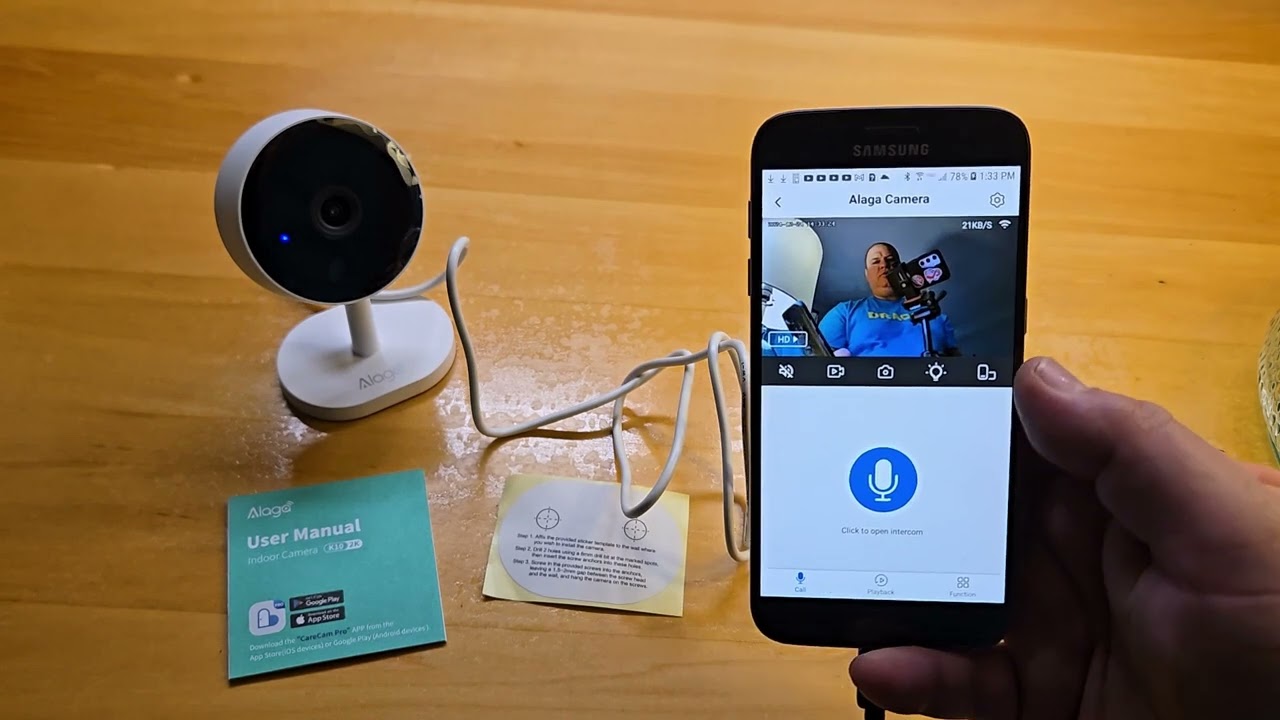 Проводная камера видеонаблюдения Alaga для помещений