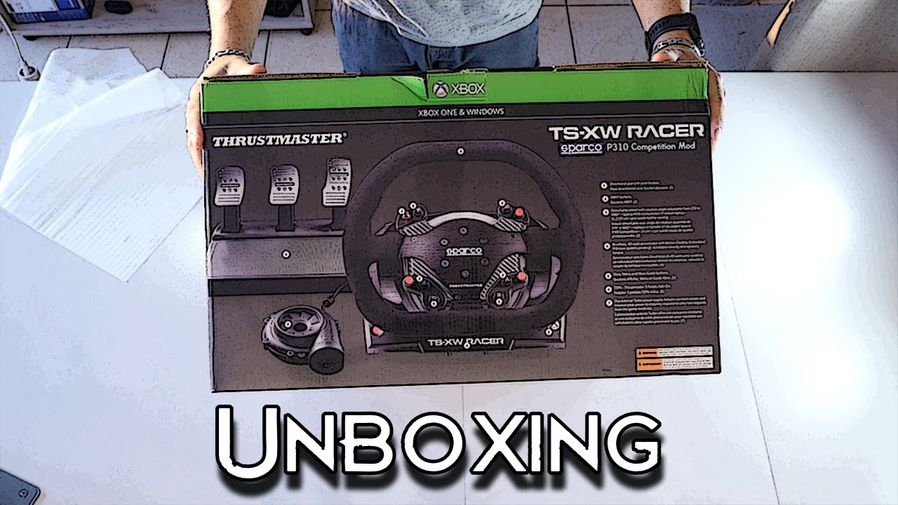 👉 Thrusmasters - TS-XW Racer Sparco P310 - UNBOXING