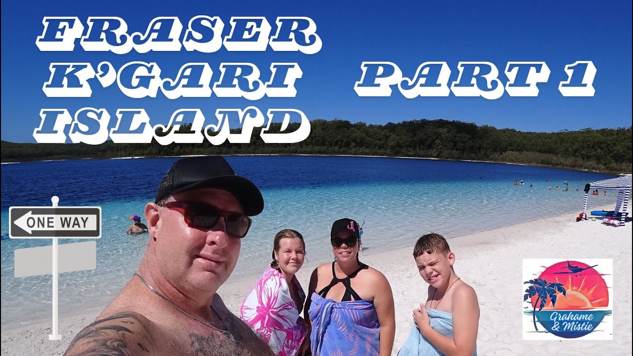 Fraser Island or K'gari Island Part 1,  Manta Ray Ferry from Inskip to Hook Point, Kingfisher Bay