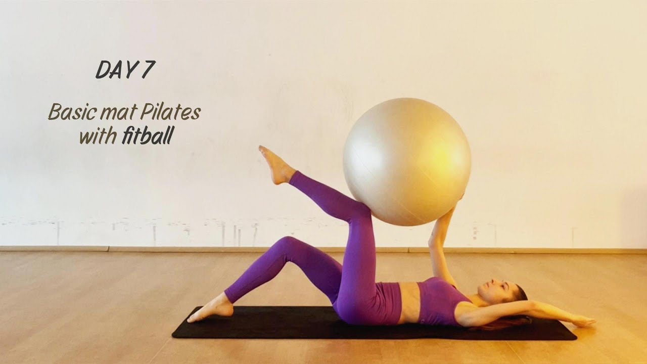 Beginner Pilates challenge | DAY 7 | Fitball | Full Body Pilates Workout | JANUARY