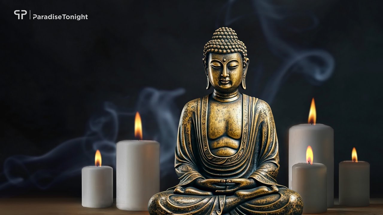 Peaceful Mind Meditation 28 | Tibetan Singing Bowls + Harp | Mindful Meditation, Healing Meditation