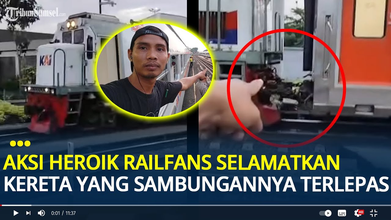 Detik-detik Warga Selamatkan KA Majapahit saat Sambungan Kereta Lepas, Ini Penjelasan KAI