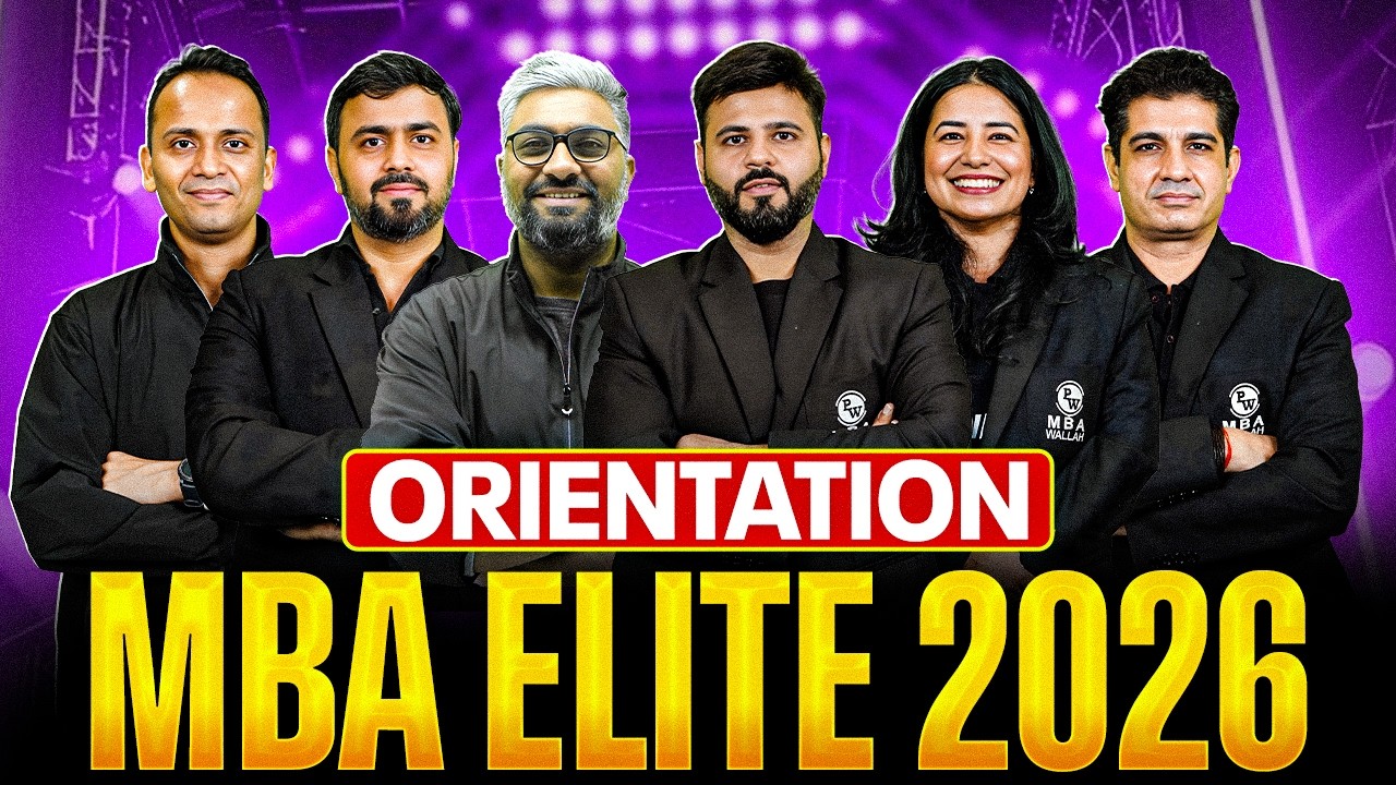 Orientation 🚀 MBA Elite 2026 Launch | Ultimate CAT 2026 Preparation Course for 99%ile Success