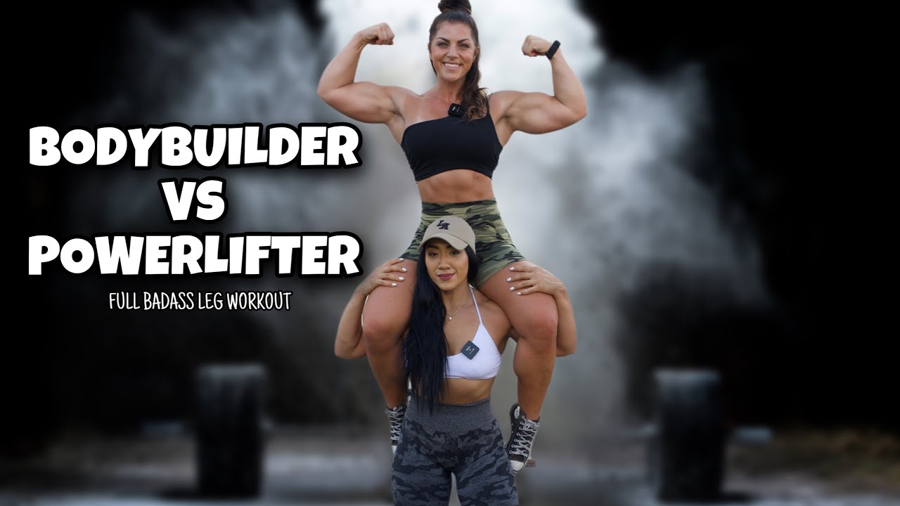 BODYBUILDER VS POWERLIFTER LEGDAY (…from hell!!)