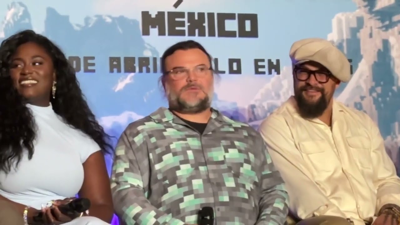 2025 CONFERENCIA MINECRAFT - JACK BLACK, JASON MOMOA, EMMA MYERS, DANIELLE BROOKS, SEBASTIAN HANSEN
