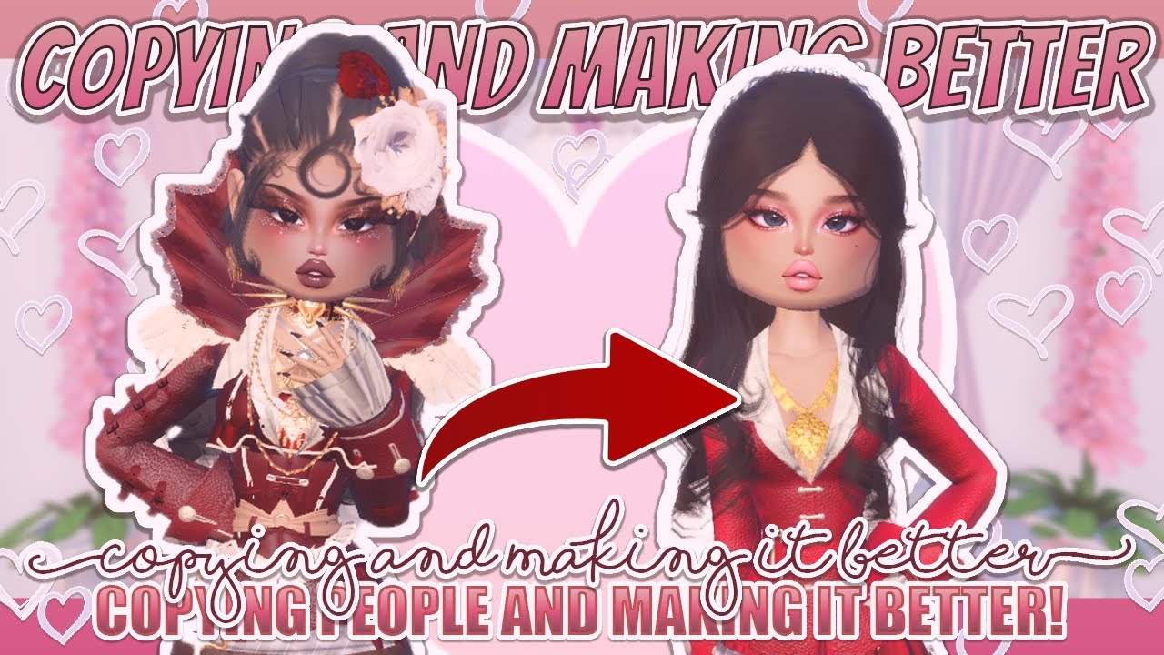 COPYING OUTFITS BUT MAKING THEM *BETTER* in *DRESS TO IMPRESS* (ROBLOX)