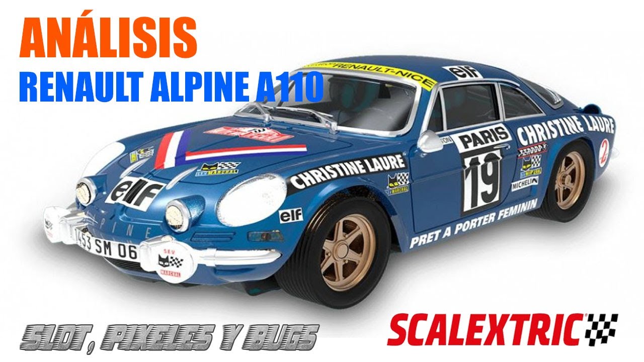Análisis Renault Alpine A110 Scalextric (U10238S300)