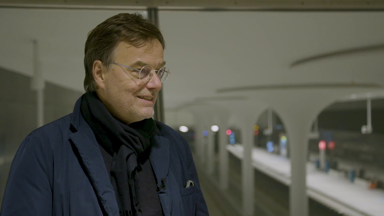 Architekt Oliver Collignon &uuml;ber den U-Bahnhof Rotes Rathaus