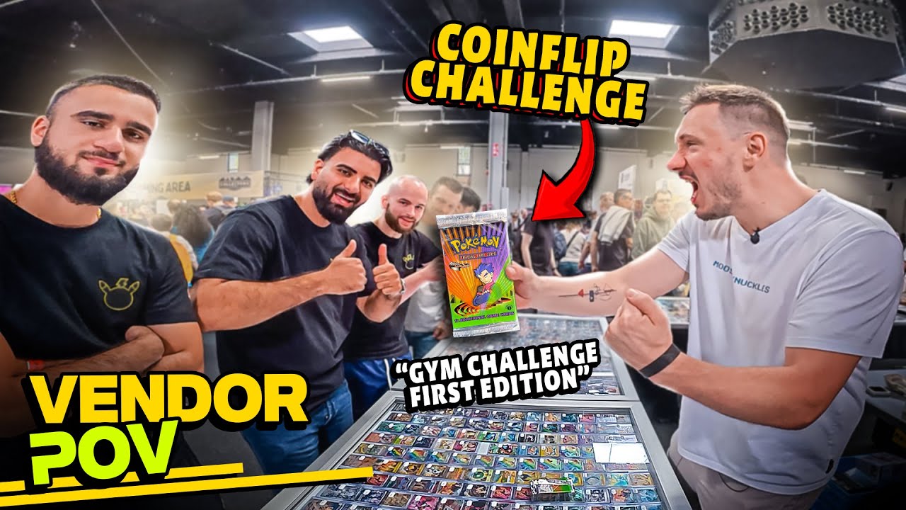 Vendor POV | Collectorsland | Coinflip voor de GYM CHALLENGE FIRST EDITION pack!