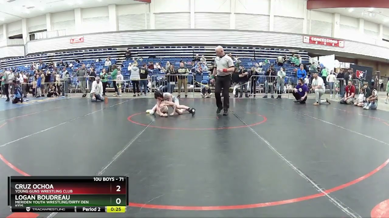 2024 Kids Folkstyle Nationals:Cruz Ochoa vs Logan Boudreau: 71 Ibs 10U Quarterfinals