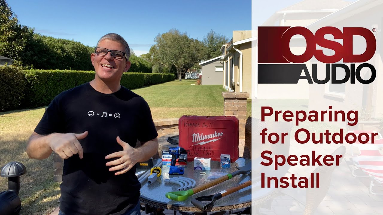 How to Prepare for Installing An Outdoor Speaker System