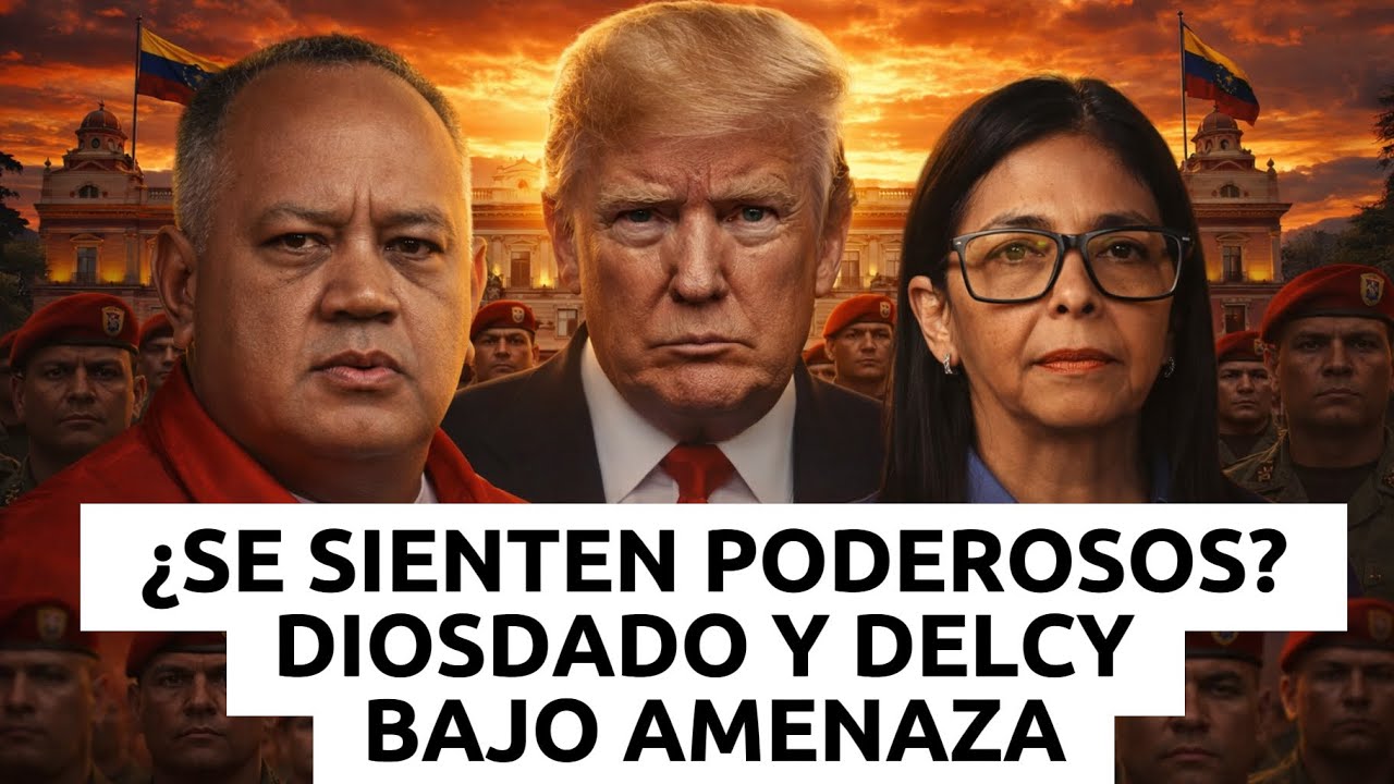 Delcy y Diosdado en alerta: EE.UU. los tiene en la mira y podrían ser capturados 