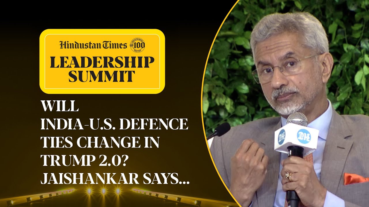 What Trump&rsquo;s Reelection Means For Thriving U.S.-India Defence Ties: Jaishankar Explains | HTLS 2024