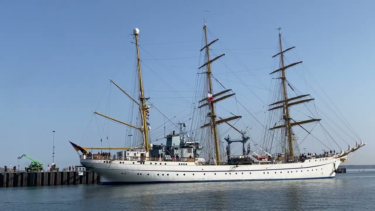 GORCH FOCK снова в Киле, прибытие 25.03.2022
