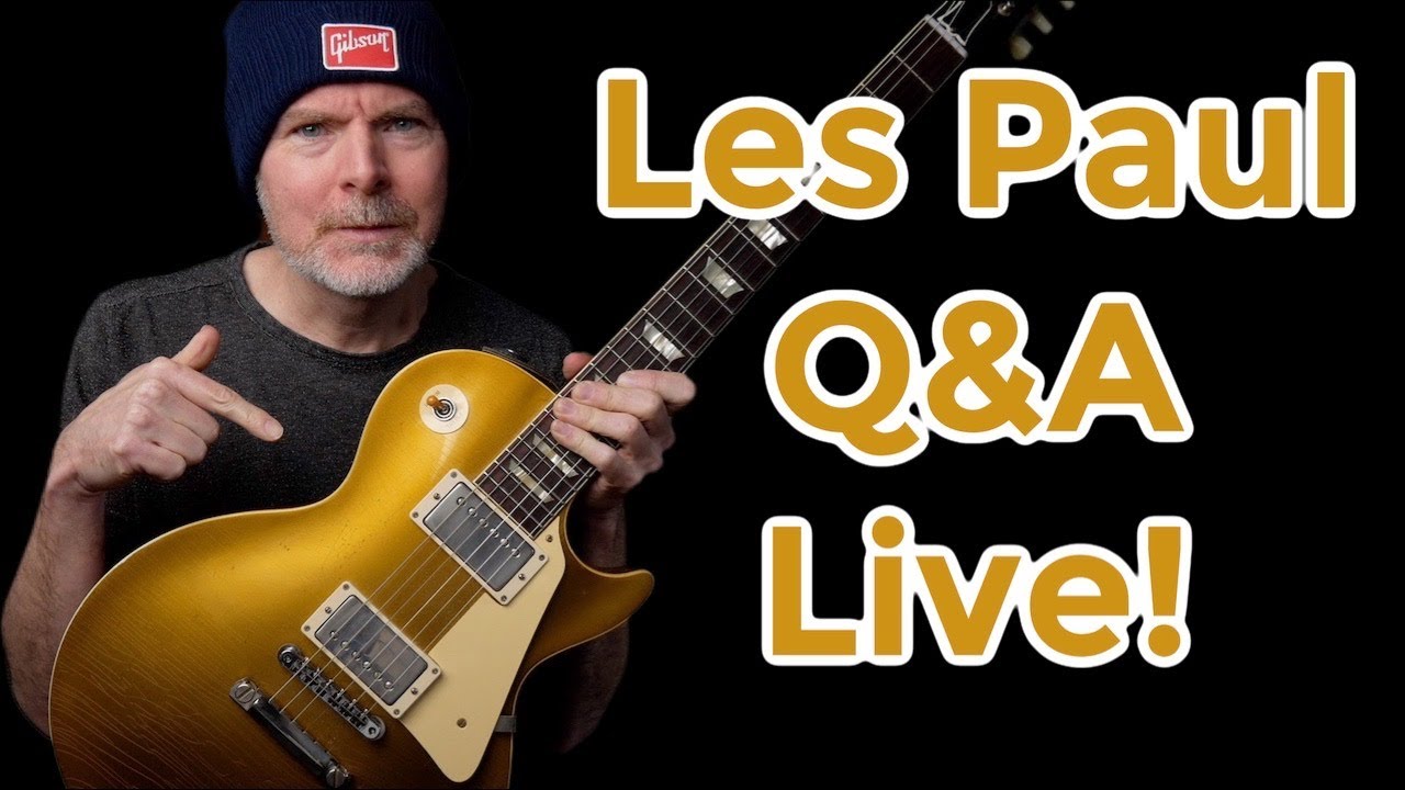 Les Paul Q&A LIVE! Gladio Pedal Giveaway and New Course!