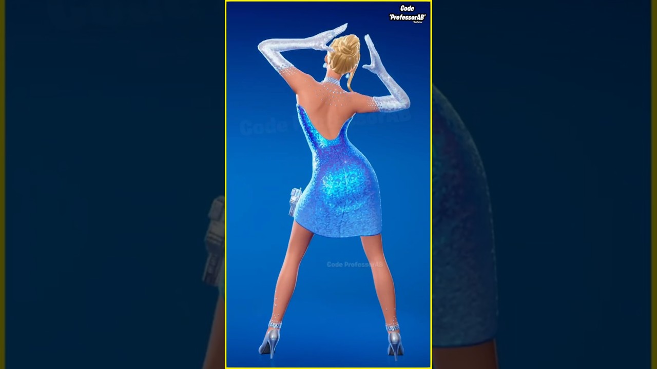 Fortnite New Woman Emote Cat holloway Skin Silver Screen Style Thicc 🍑😜😍