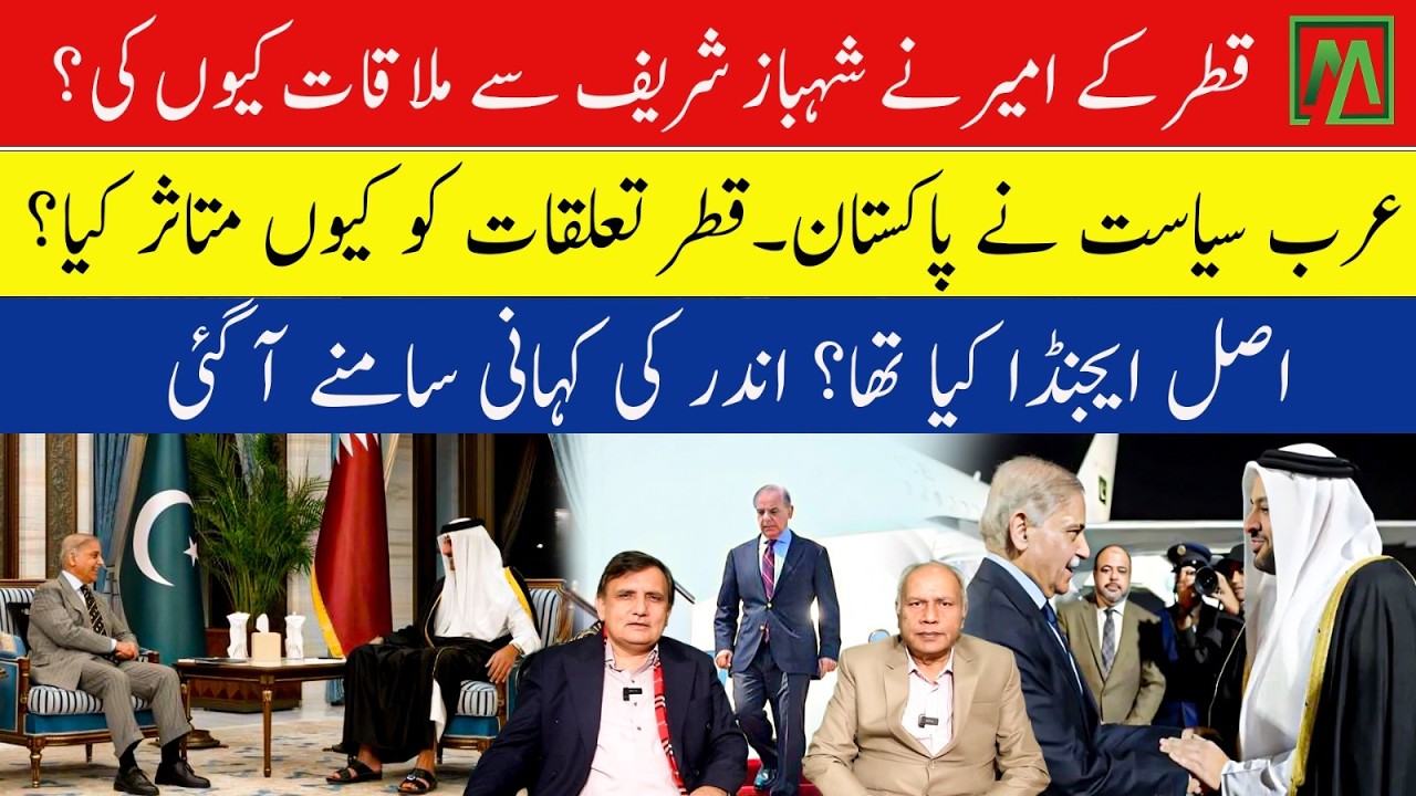 Why Qatar Emir Did Meet PM Shehbaz? Real Agenda Behind the Visit | Ahsan Raza | Minute Mirror News
