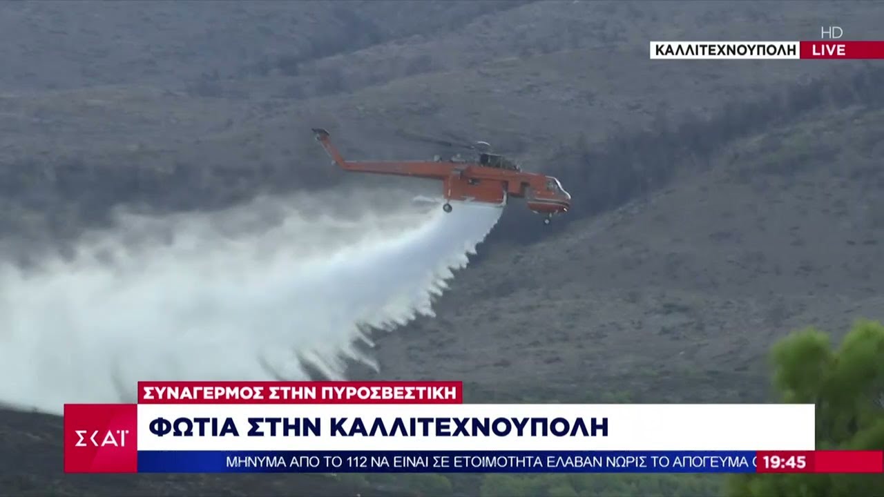 Φωτιά στην Καλλιτεχνούπολη | Βραδινό δελτίο | 11/08/2025