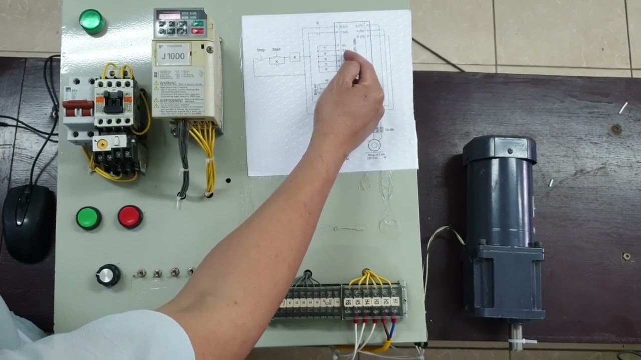 Hướng dẫn cài đặt biến tần YASKAWA J1000