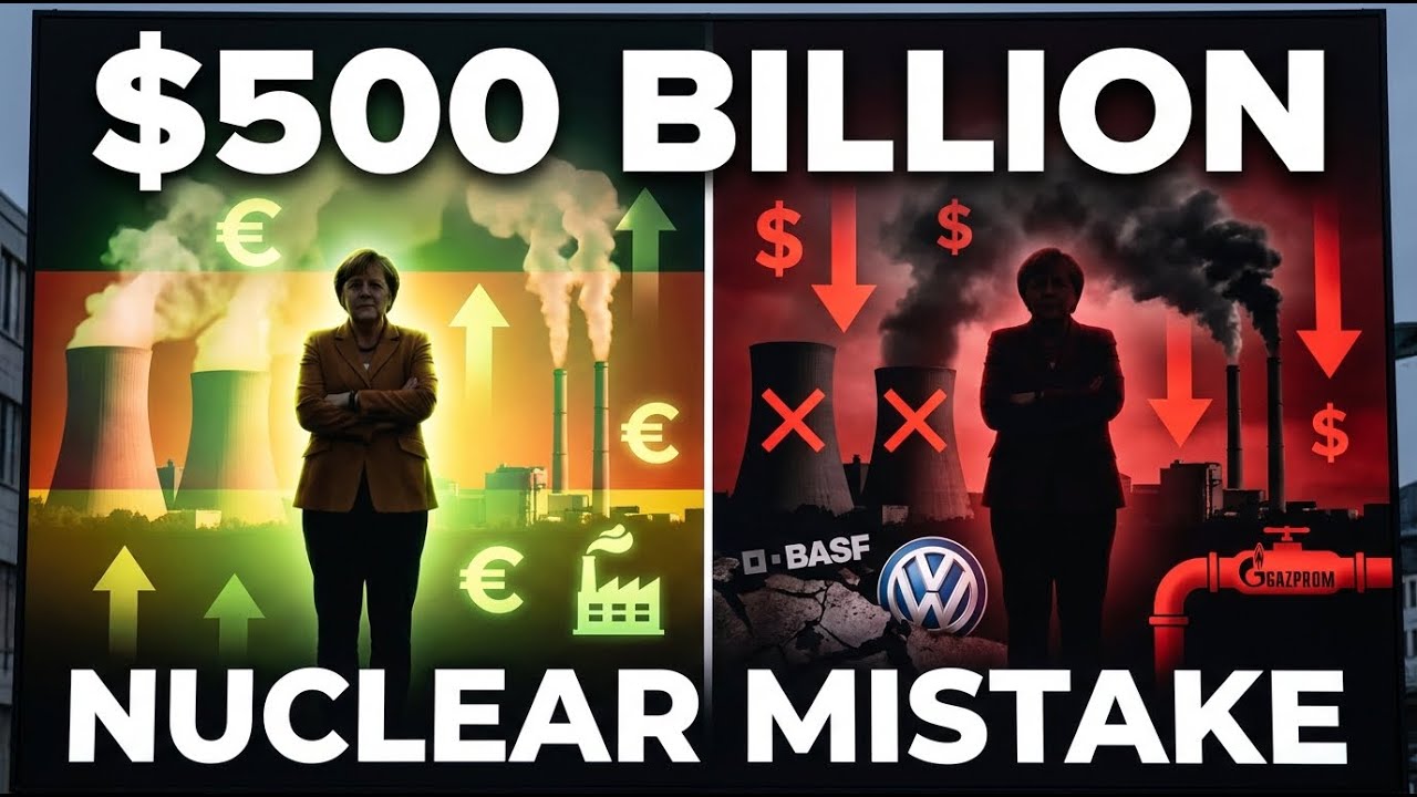 How Angela Merkel RUINED Germany's Economy | The $500 Billion Nuclear Mistake