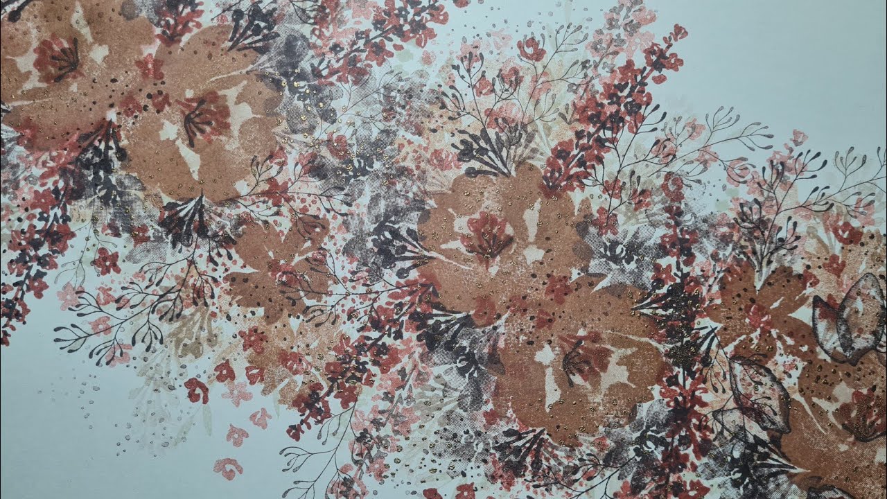 🔴LIVE one sheet wonder Wednesday TEXTURED FLORAL and friends #artfulstampin
