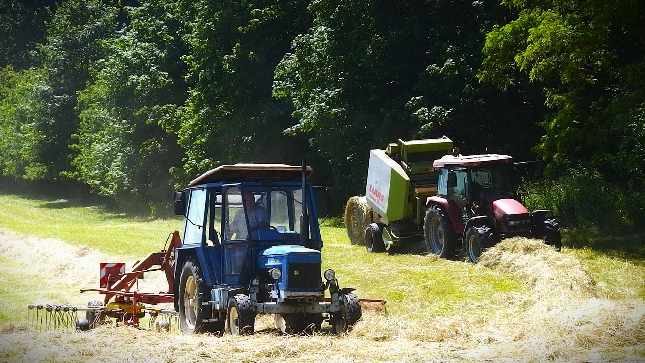 Shrnování a lisování sena 2025 - Originál ZVUK | Zetor & Case IH / HD