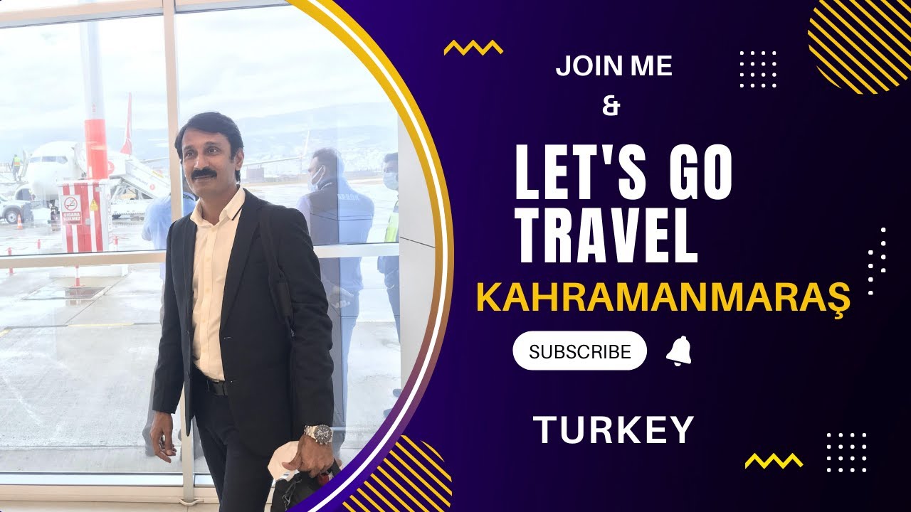 Let's Go Travel kahramanmaraş City Turkey  -  Ultra HD 4K Video