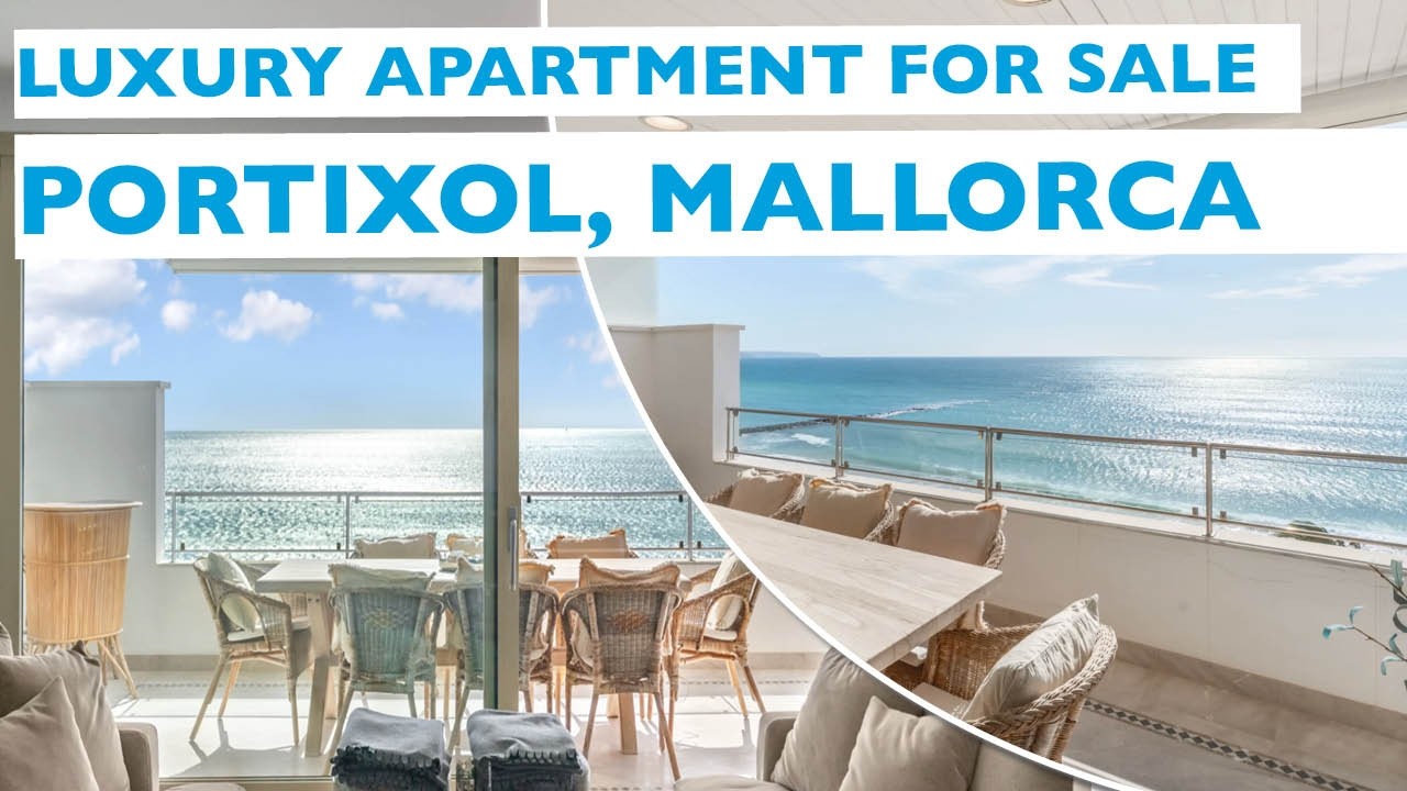 Luxury Seafront Apartment in Portixol | Panoramic Sea Views & Huge Terrace
