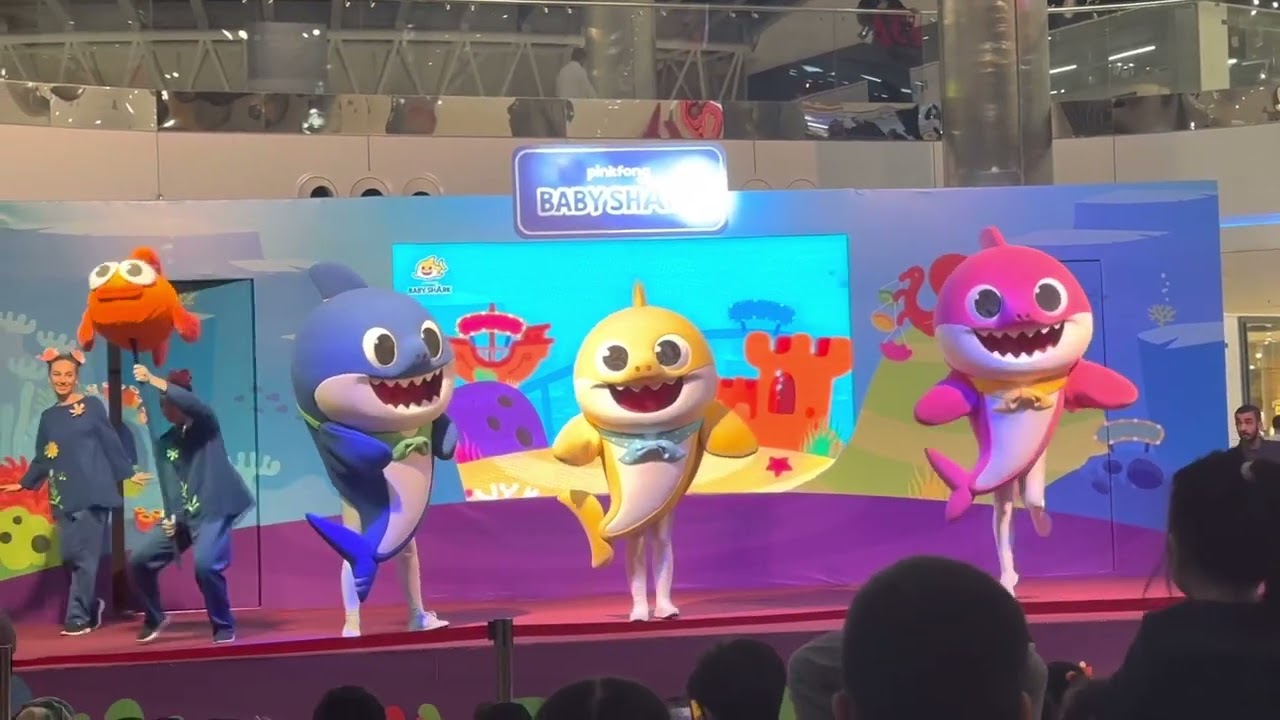 Baby Shark 🦈🐋Show in Seef Mall 2022, Bahrain 🇧🇭👍
