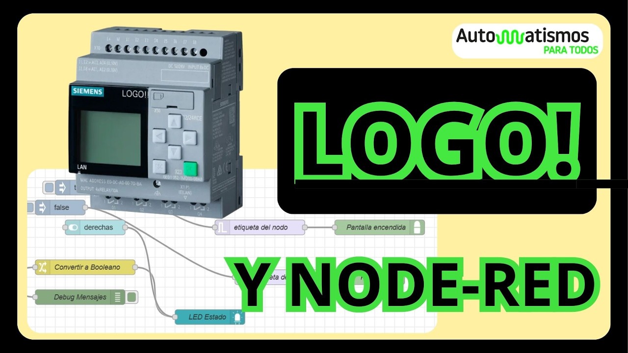 ¿Es Node-RED el SECRETO para DESBLOQUEAR tu potencial con el LOGO!?