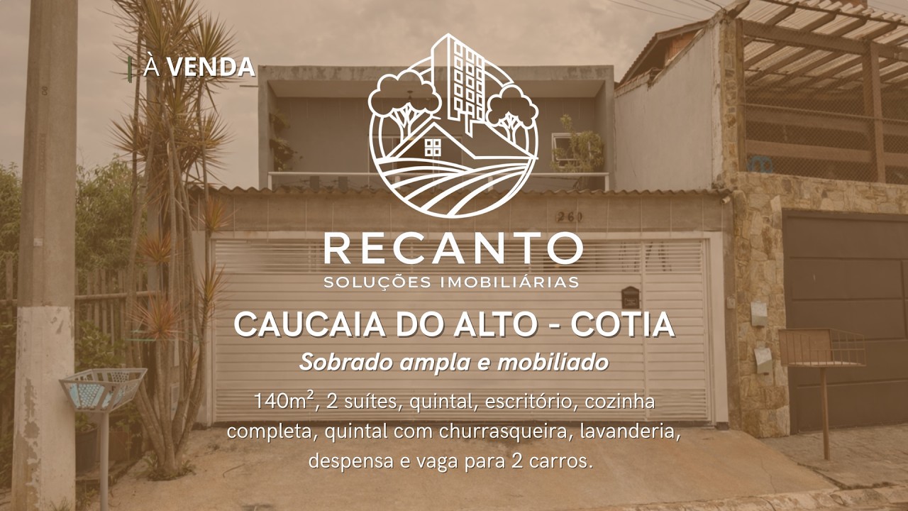 CASA DE RUA À VENDA - CAUCAIA DO ALTO
