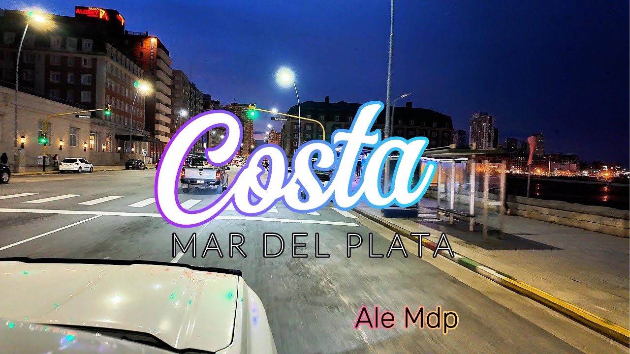 Costa de Mar del Plata 🌺 al atardecer 25/10/25 4 K 🇦🇷