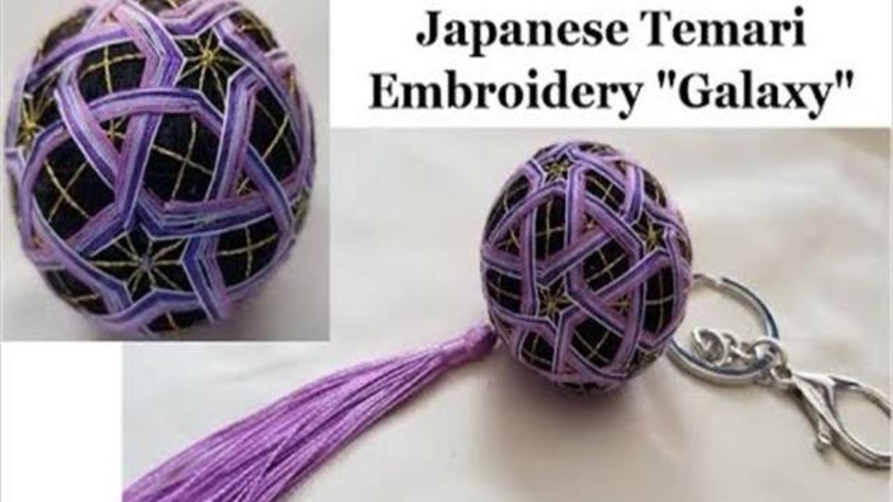 Japanese Temari Ball | DIY Temari Embroidery 