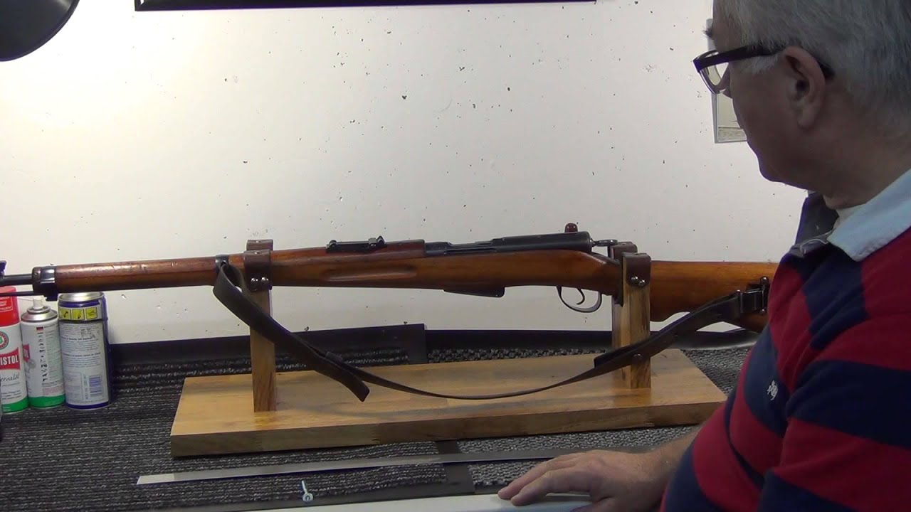 Quick look: Homemade rifle cleaning stand