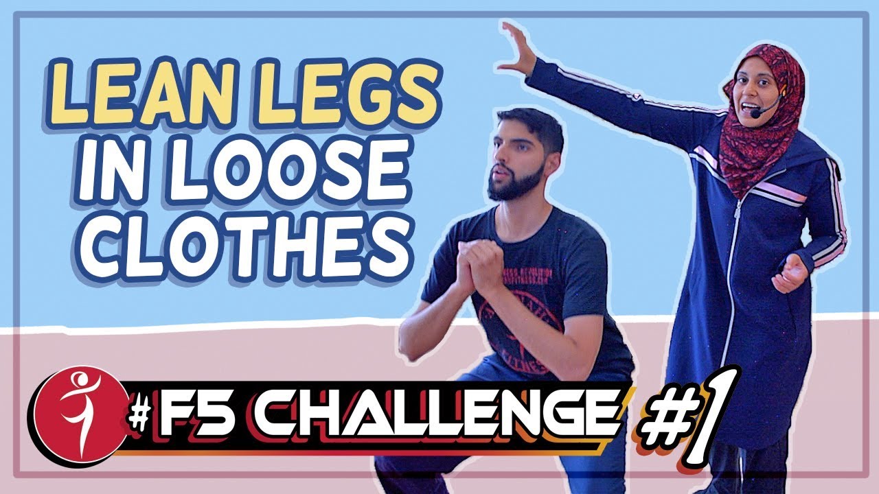 Lean Legs in Loose Clothes // Workout #1 // 5-min Fitness Challenge