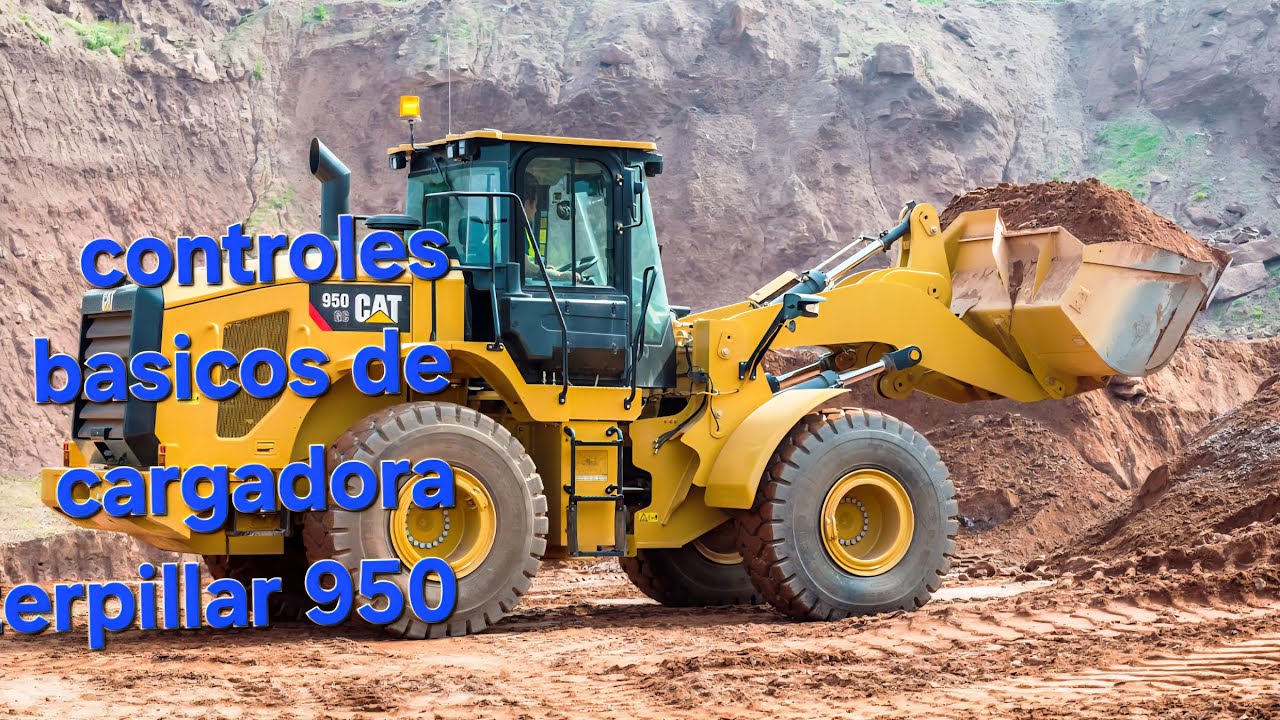 #CONTROLES DE #CARGADORA #CATERPILLAR #950