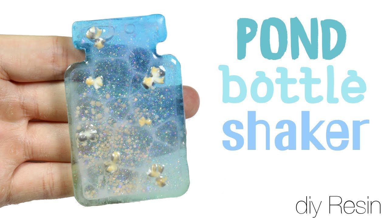 How to DIY Pond Bottle Bezel Shaker Charm UV Resin Tutorial