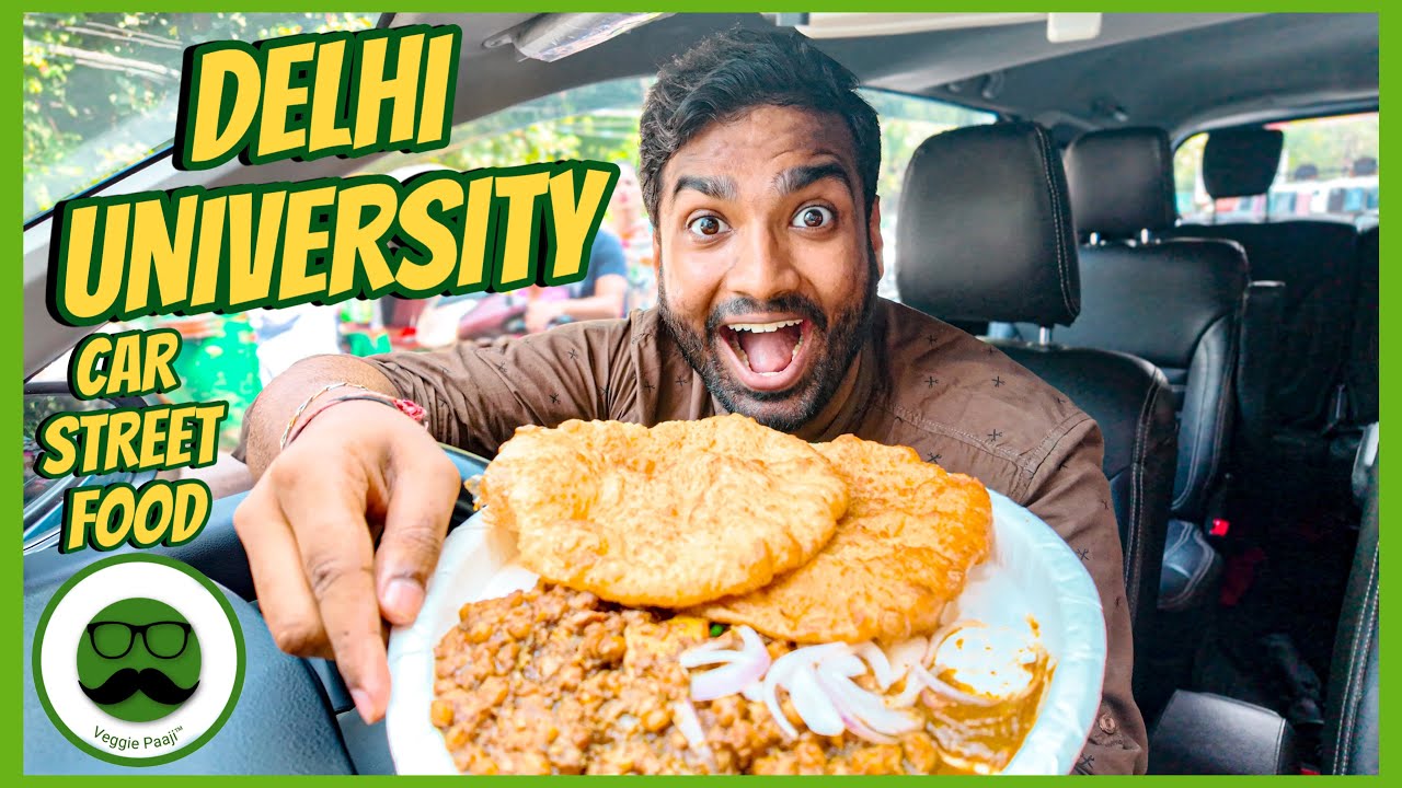 24 Hour Car Street Food in Delhi University | Veggie Paaji
