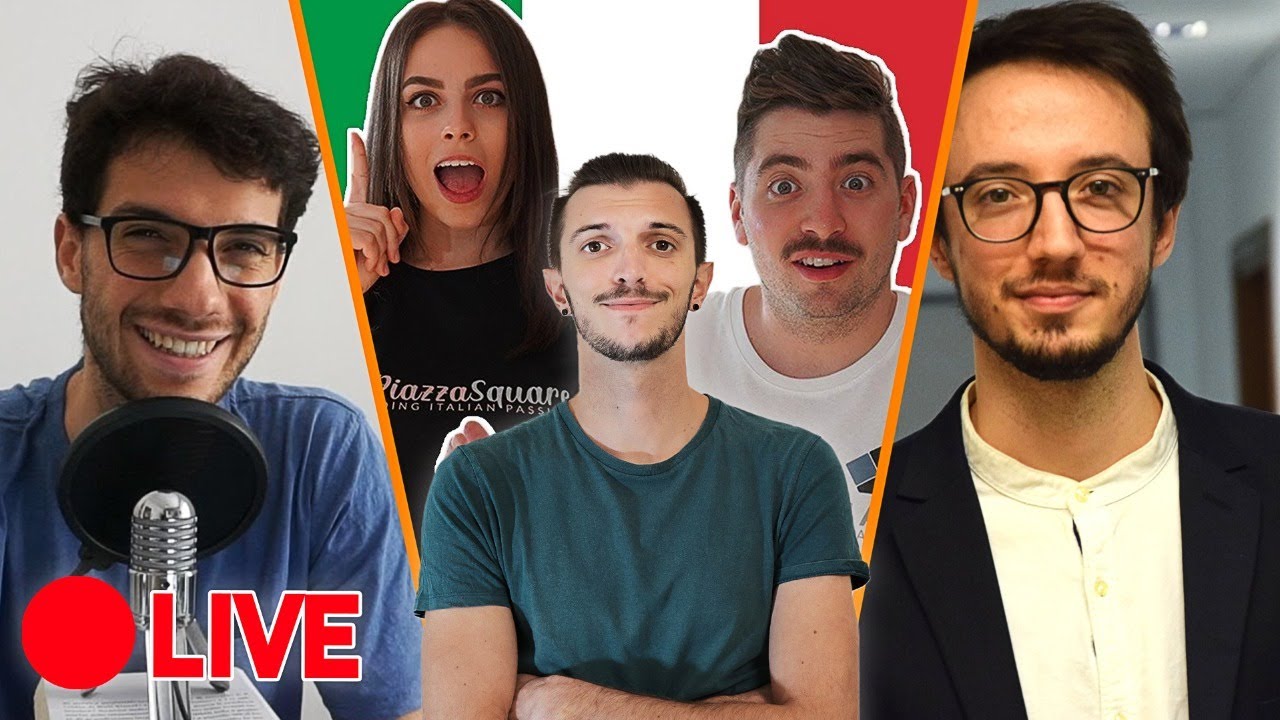 🔴 LIVE | Conversazione Naturale in ITALIANO - 5 Italian Teachers