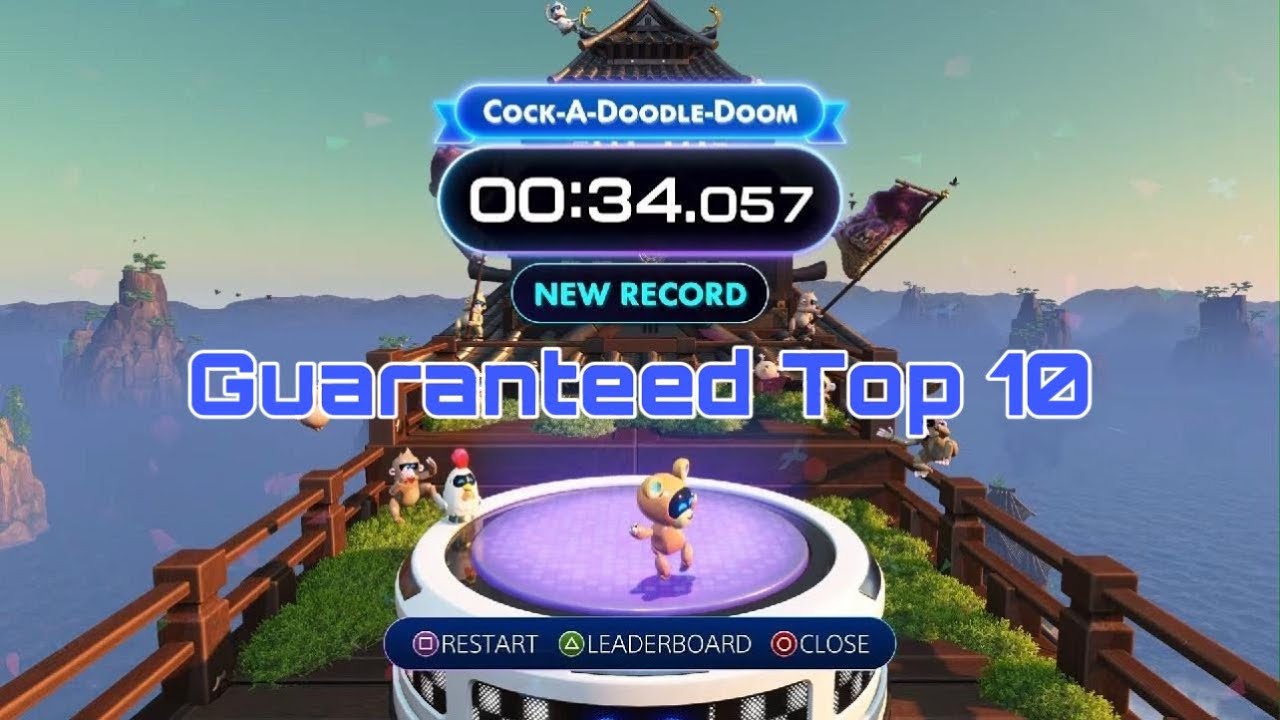 How to get 35 or lower in Astro Bot Cock-A-Doodle Doom