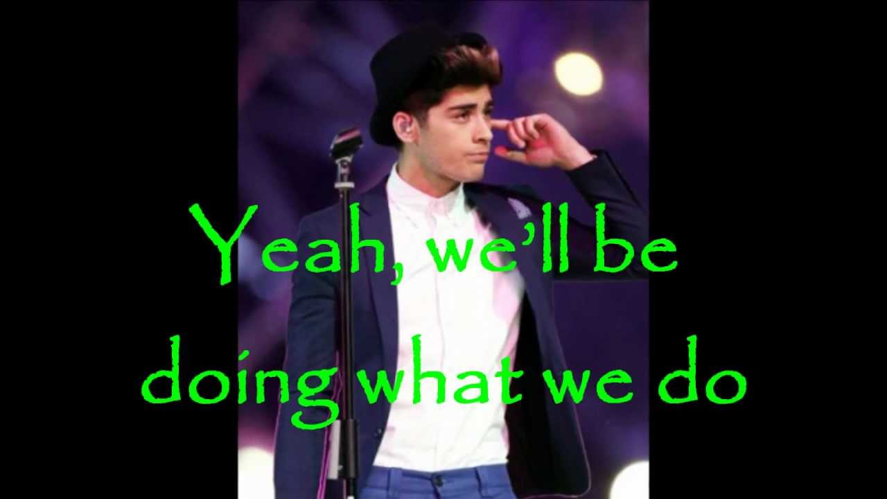 One Direction - Live While We're Young lyrics