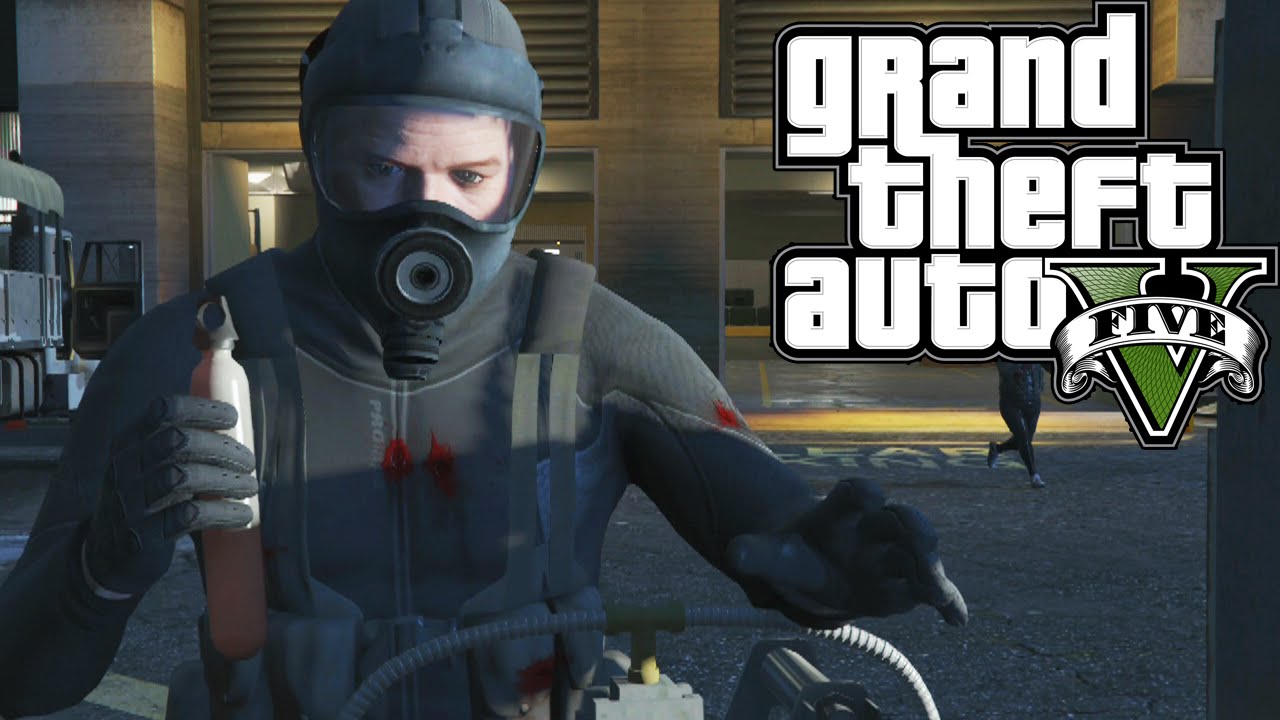 GTA V #35 -  INVADINDO LABORATÓRIO NO ESTILO NINJA