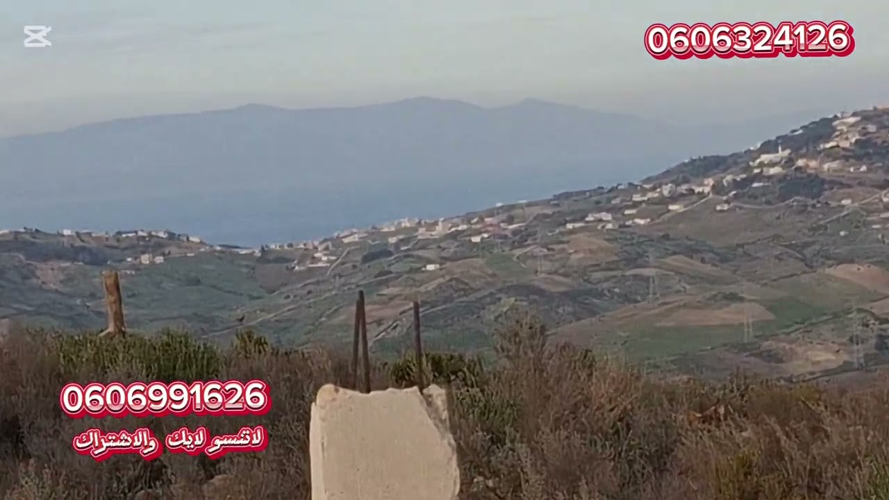 قطعة ارضيه ملكية 3000متر قابلة لتقطيع قريبة للبحر واصلا الضوء والطريق نواحي القصر الصغير(وادي ليان )