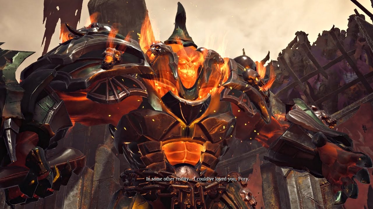 Darksiders 3 - Wrath Boss Fight #2 Fury's Revenge  (Darksiders 2018) PS4 Pro