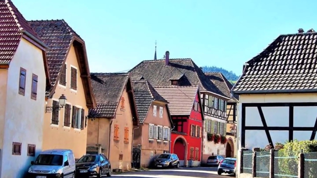 Le Village de Blienschwiller en Alsace en octobre 2018