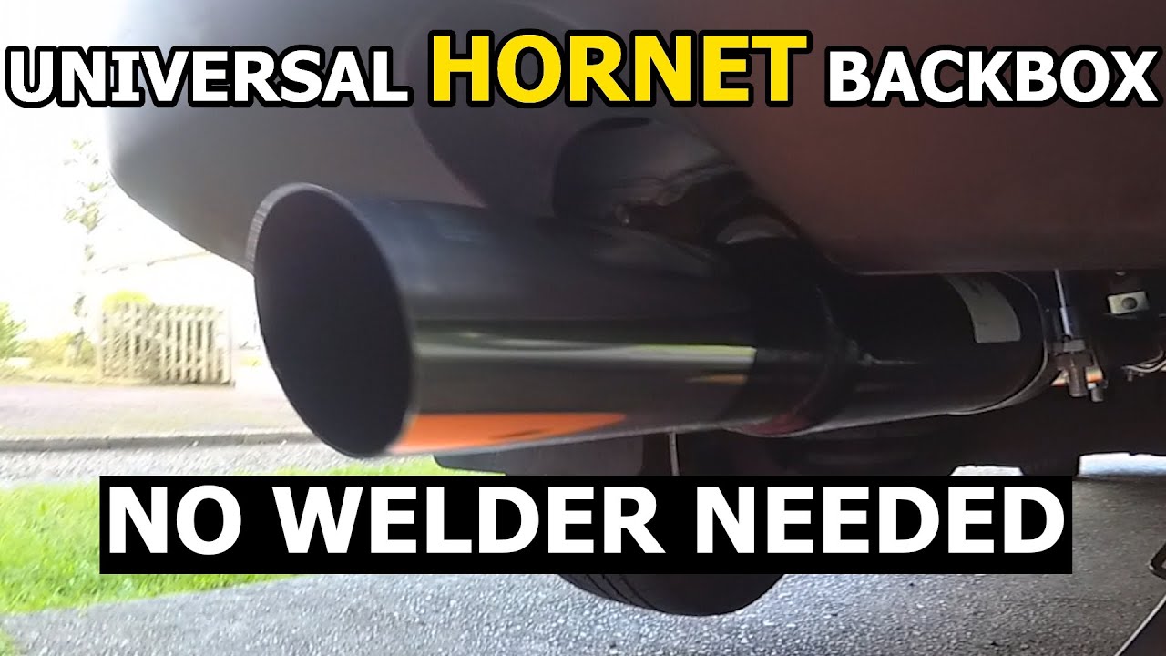 Making a UNIVERSAL EXHAUST BACK BOX Fit a Vauxhall Combo Van with NO WELDING - Combo Gets A HORNET